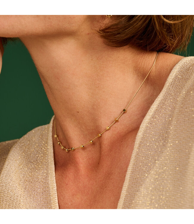 Les Cordes Halsketting Aaf Goud