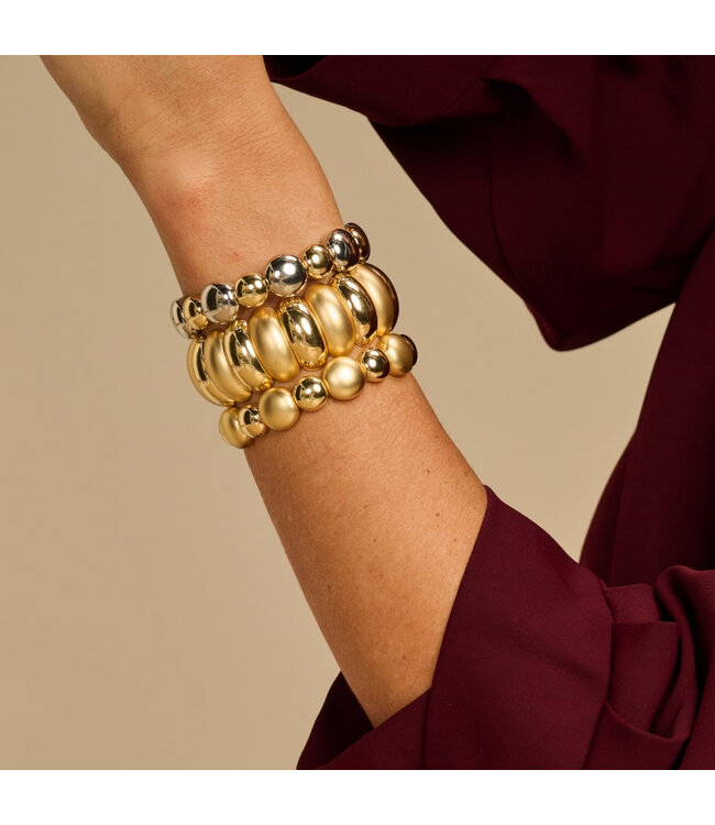 Les Cordes Armband Cab68 Goud Mat