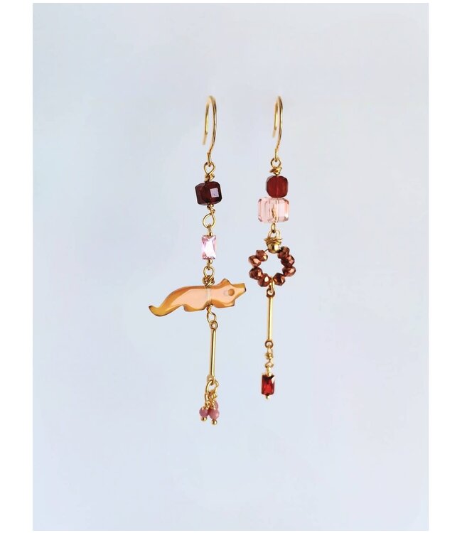 Murielle Perrotti Boucle d'oreille KITZU-S-E-GP