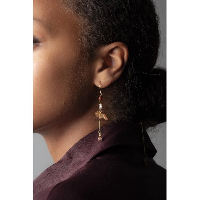 Murielle Perrotti Boucle d'oreille KITZU-S-E-GP