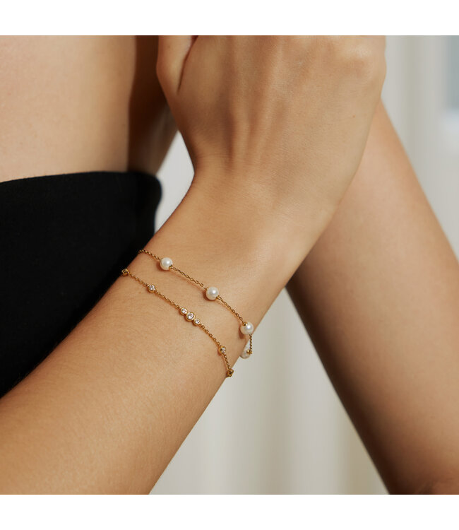 Ania Haie Armband Sparkling Bezel Cubic Zirconia Station