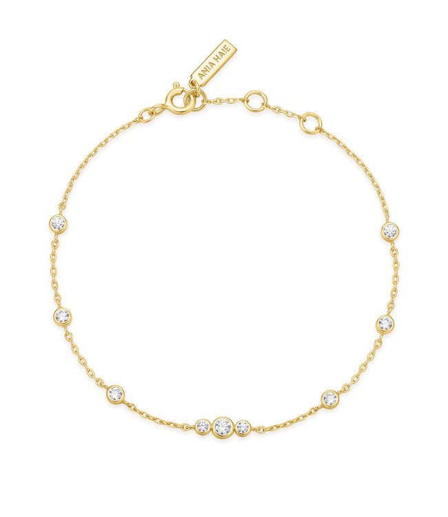 Ania Haie Armband Sparkling Bezel Cubic Zirconia Station