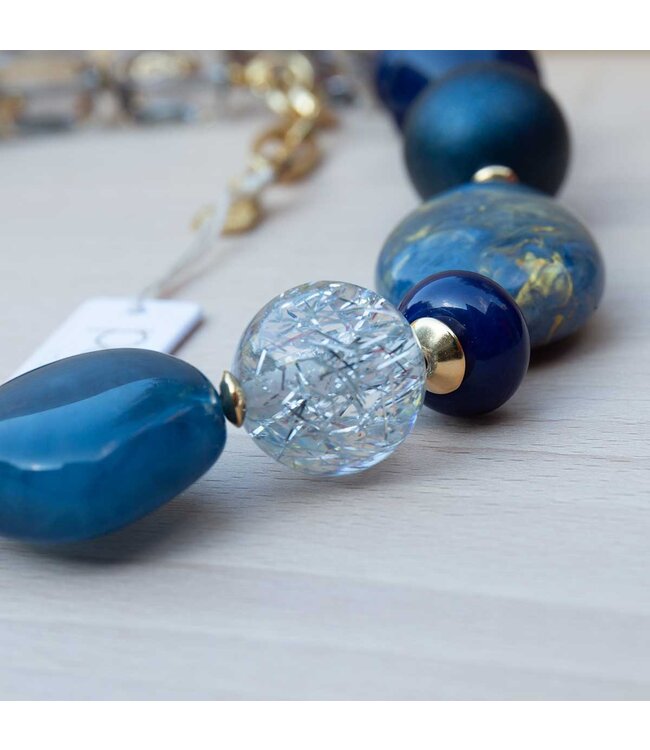 Paviè Paviè - Halsketting Blu