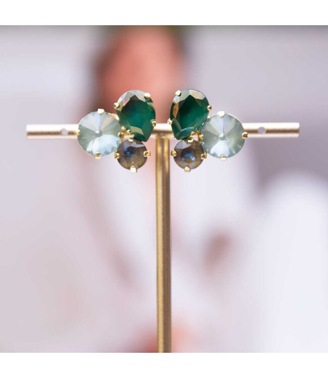 Paviè Oorring Alessia Verde – Oorbel met frisse glans