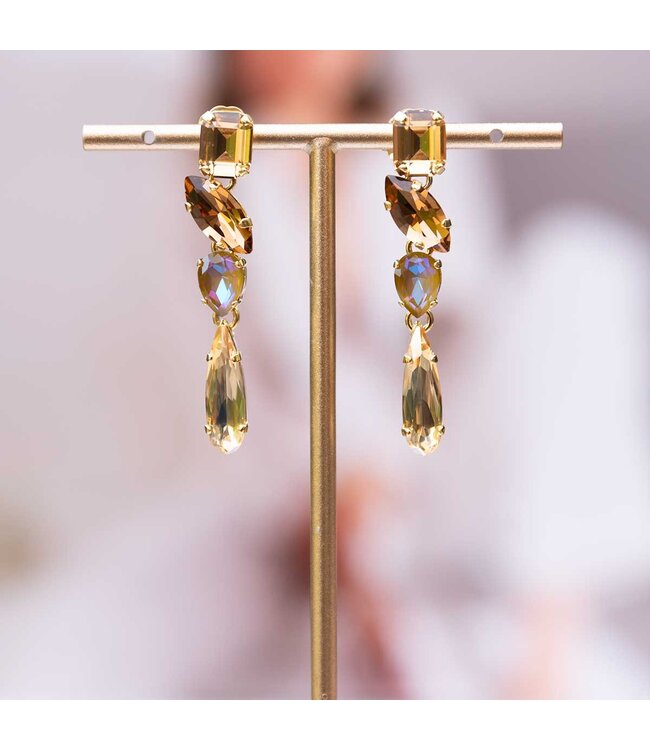 Paviè Oorring Valentina Ambra – lange hanger met warme tinten