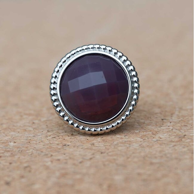 MelanO Ring met Purple Taupe – 28mm