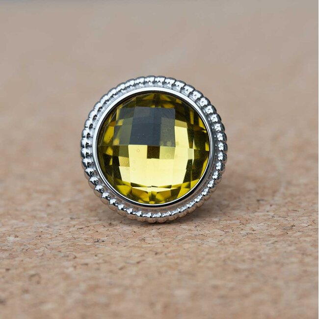 MelanO Ring met Lime Zest – 28mm