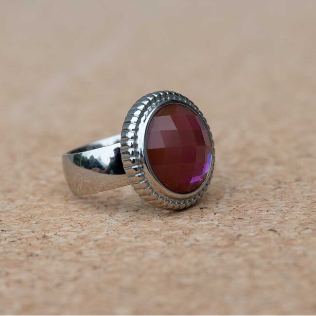MelanO Ring met Litchi – 22mm