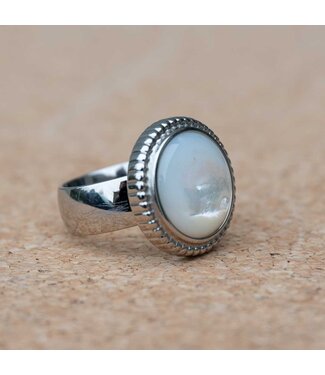 MelanO Ring Zilver Bali Opal