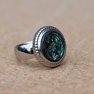 MelanO Ring Zilver Abalone