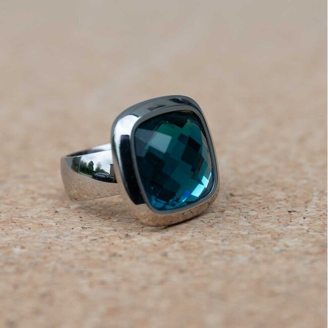 MelanO Ring met Azure – 22mm
