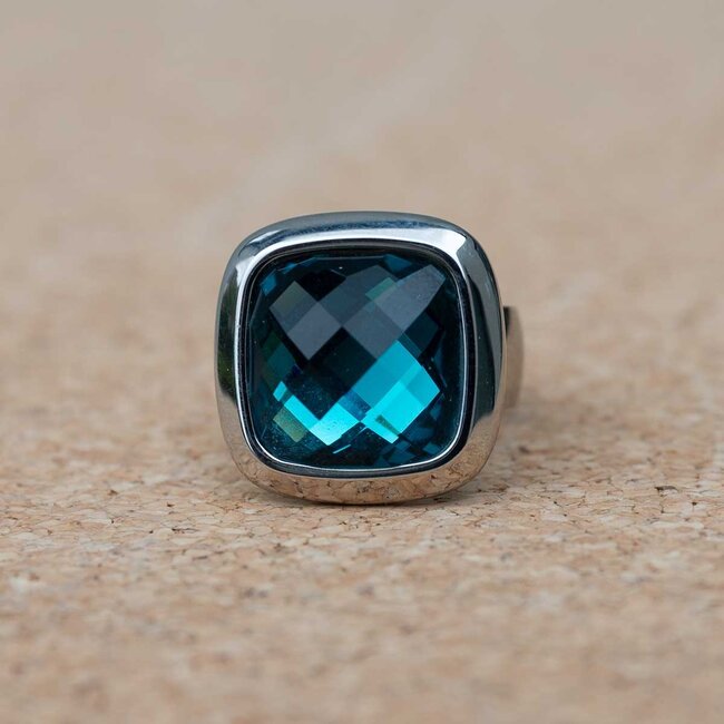 MelanO Ring met Azure – 22mm