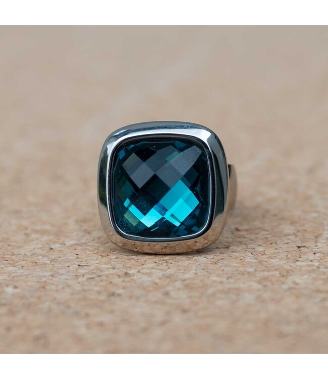 MelanO Ring met Azure – 22mm