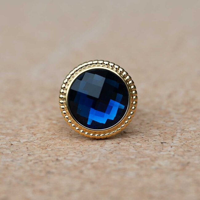 MelanO Ring met Lake Blue – 22mm