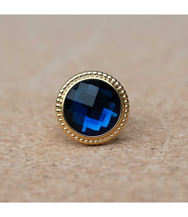 MelanO Ring met Lake Blue – 22mm