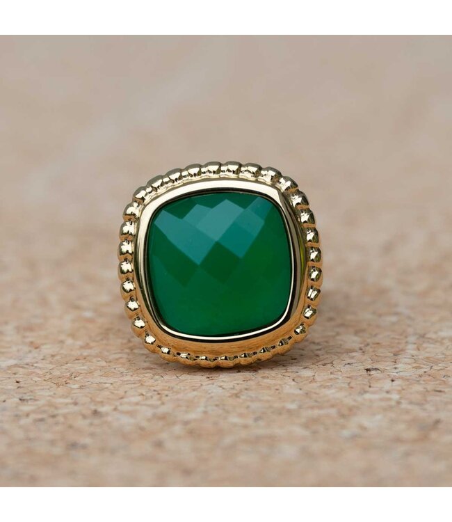 MelanO Ring met Ocean Green – 22mm