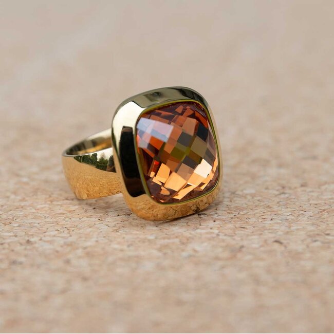 MelanO Ring met Champagne – 22mm