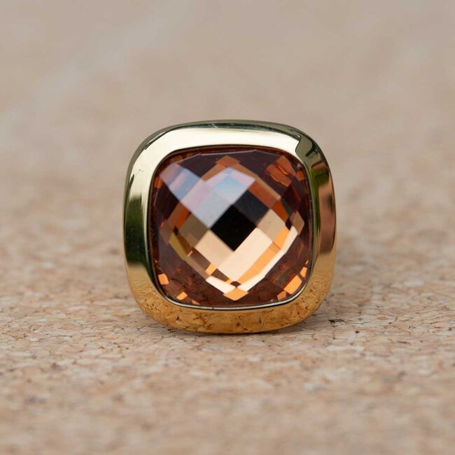 MelanO Ring met Champagne – 22mm
