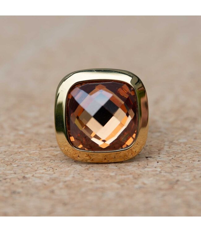 MelanO Ring met Champagne – 22mm