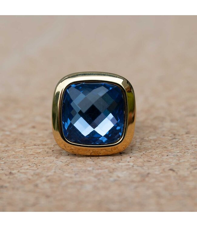 MelanO Ring met Jeans Blue – 22mm