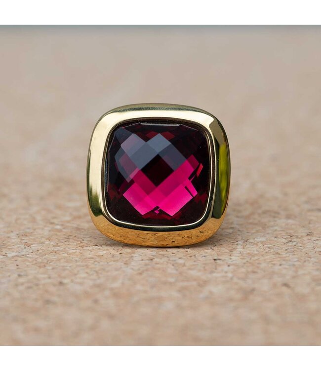 MelanO Ring met Fuchsia – 28mm