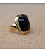 MelanO Ring Goud Black