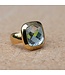 MelanO Ring Goud Crystal