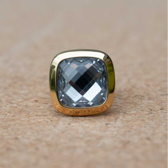 MelanO Ring met Crystal – 22mm