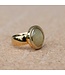 MelanO Ring Goud Yellow Calcite
