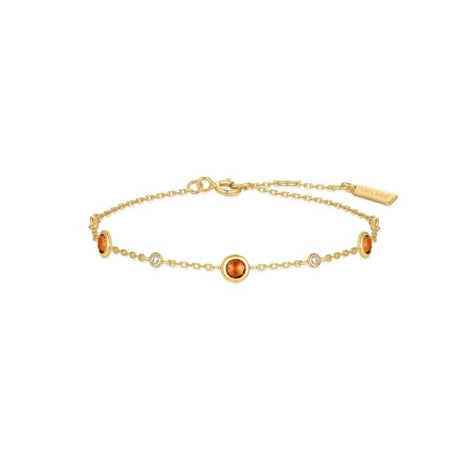 Ania Haie Armband Gold Nano Gem Station