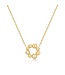 Ania Haie Halsketting Gold Asymmetric Beaded Circle