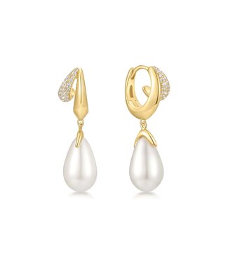 Ania Haie Oorring Sparkling Duet Mixed Shell Pearl