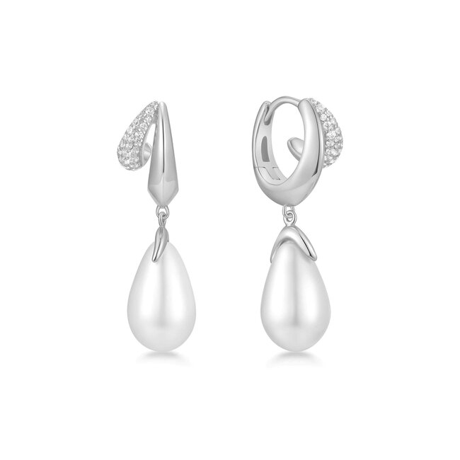 Ania Haie Oorring Sparkling Duet Mixed Shell Pearl