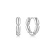 Ania Haie Oorring Segmented Puffy Huggie Hoop