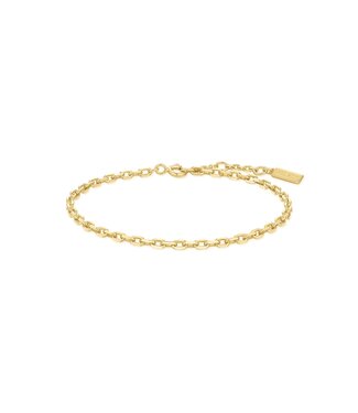 Ania Haie Armband Gold paper clip chain