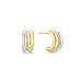 Ania Haie Oorring Two-tone Duet Mixed Huggie Hoop