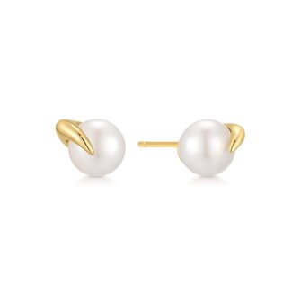 Ania Haie Oorring Gold Pearl Claw Stud