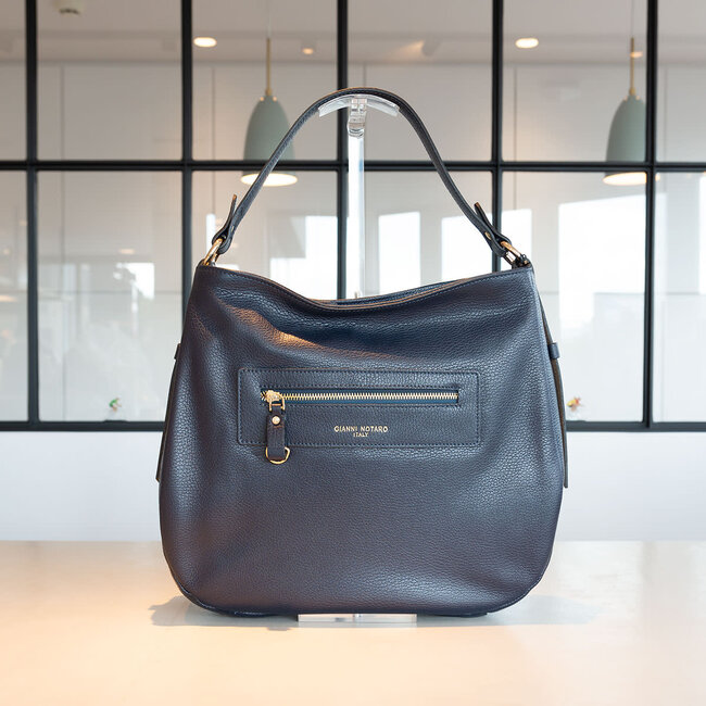 Carol J Leren handtas Francesca in blauw