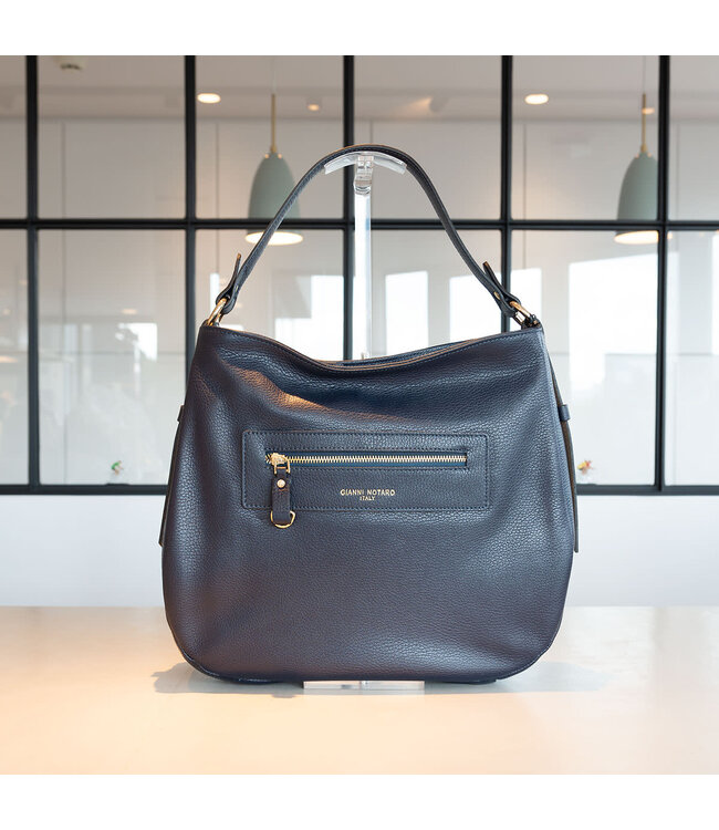 Carol J Leren handtas Francesca in blauw