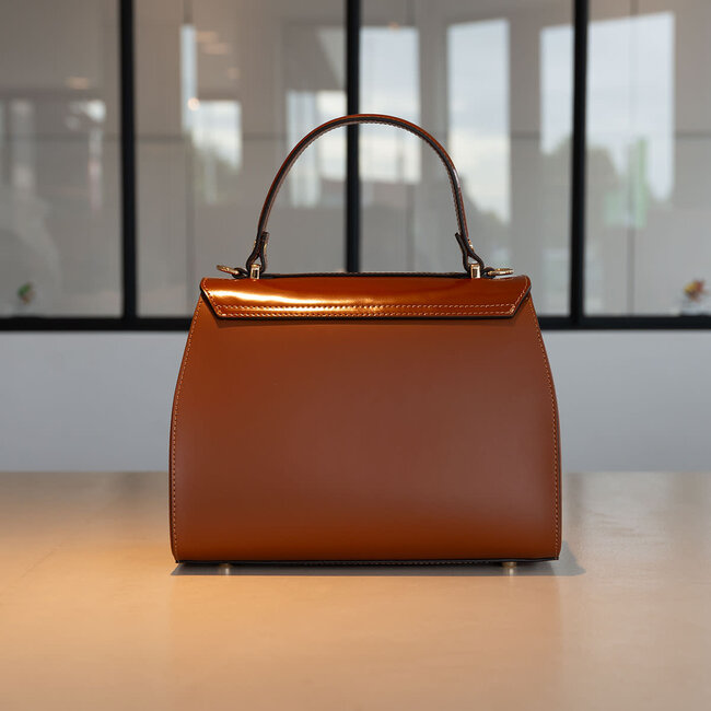 Carol J Leren handtas Noemi in cognac