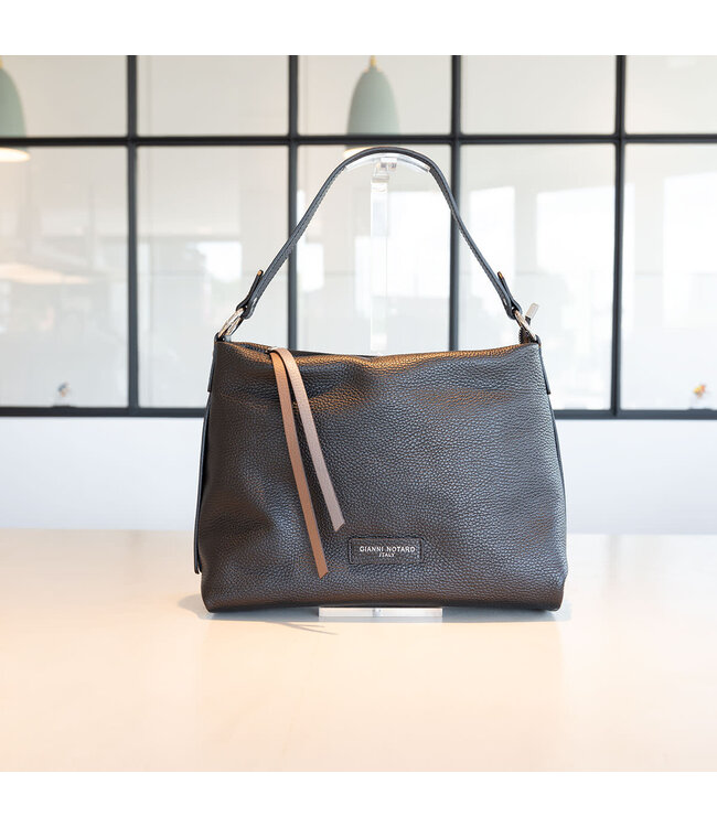 Carol J Leren handtas Giulia in zwart