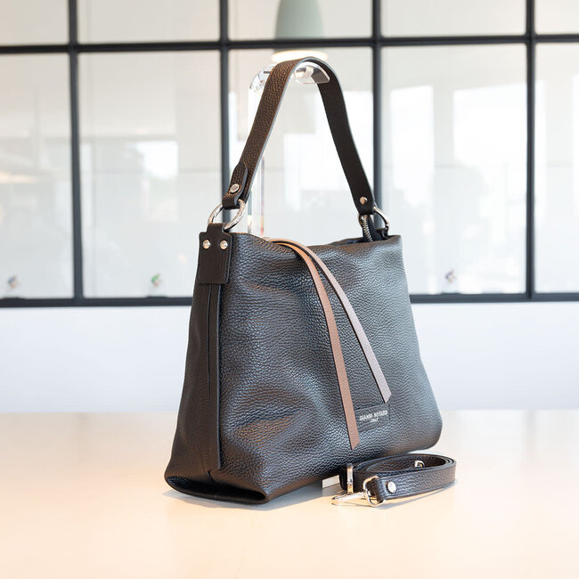 Carol J Leren handtas Giulia in blauw