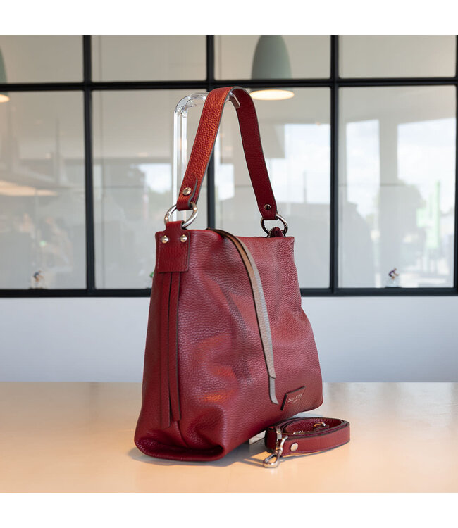 Carol J Handbag Giulia Bordeaux