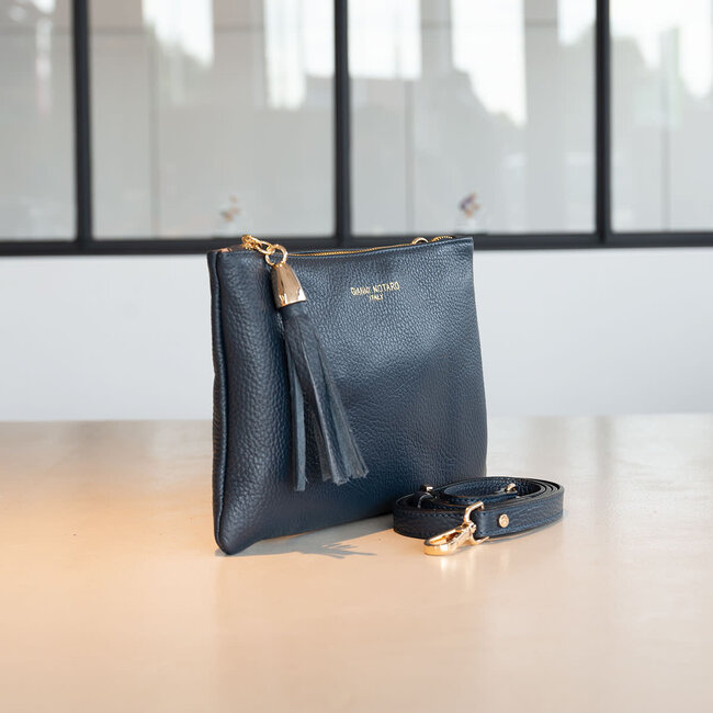 Carol J Leren handtas Amira in blauw