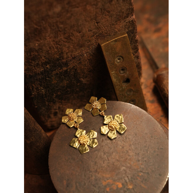 Christine Bekaert Oorring Everbloom Duo
