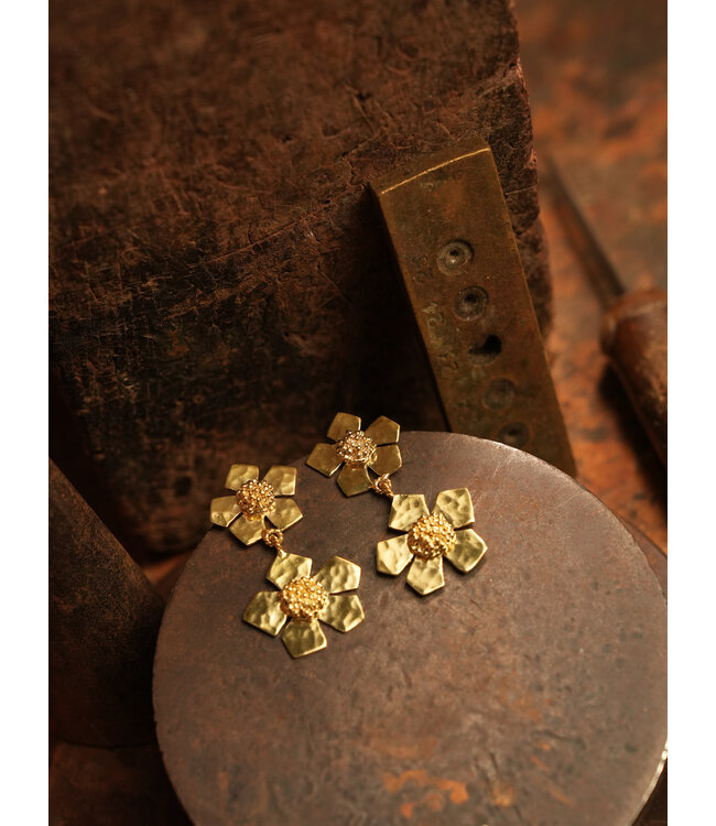 Christine Bekaert Oorring Everbloom Duo