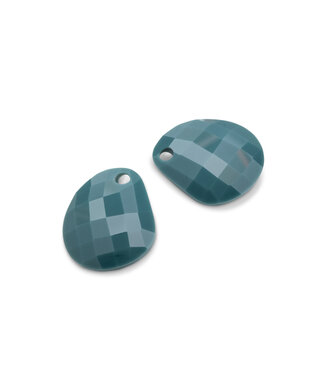 MelanO KO Shaped facet, Retro Blue