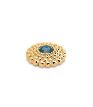 MelanO KO Bubbly Flower Retro Blue