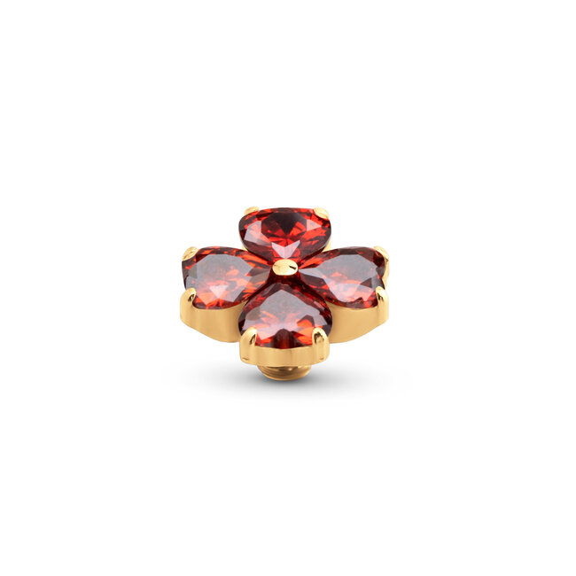 MelanO TW Heart Clover  D d Garnet