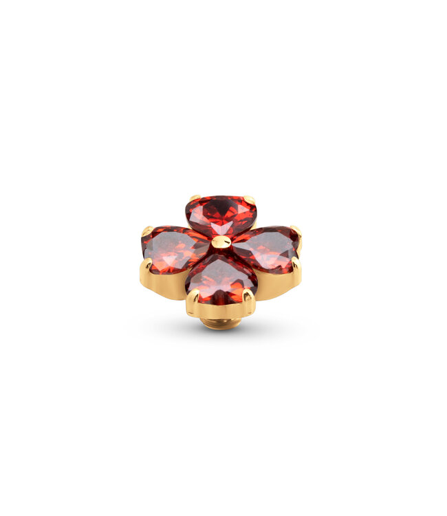 MelanO TW Heart Clover  D d Garnet